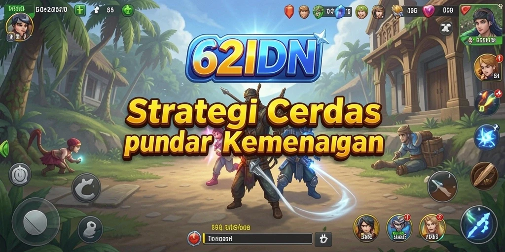 Tampilan gameplay 62IDN yang penuh strategi