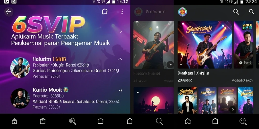 Tampilan gameplay 6SVIP yang nyaman untuk pengguna musik.