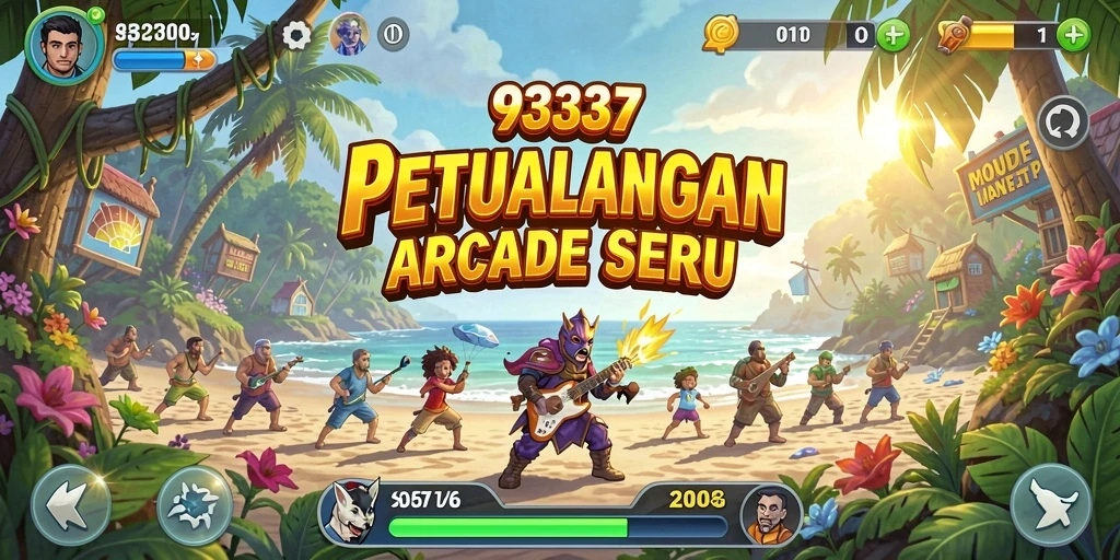 Tampilan gameplay seru dalam 93337 yang penuh warna.