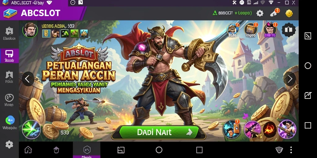 Tangkapan layar menampilkan aksi seru dalam permainan ARPG