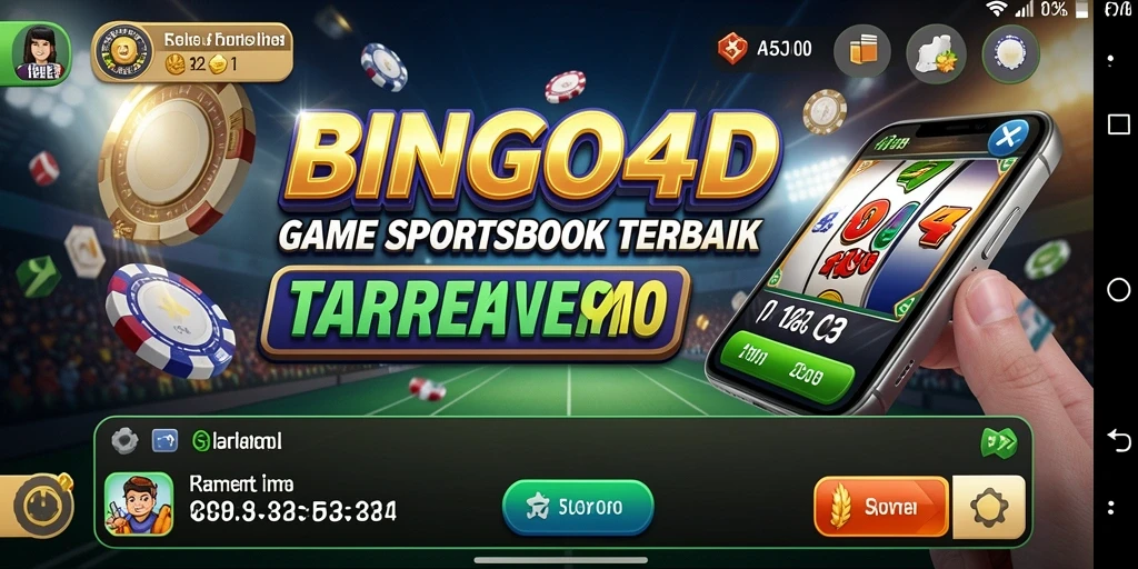 Tampilan gameplay yang menarik dan interaktif di BINGO4D.