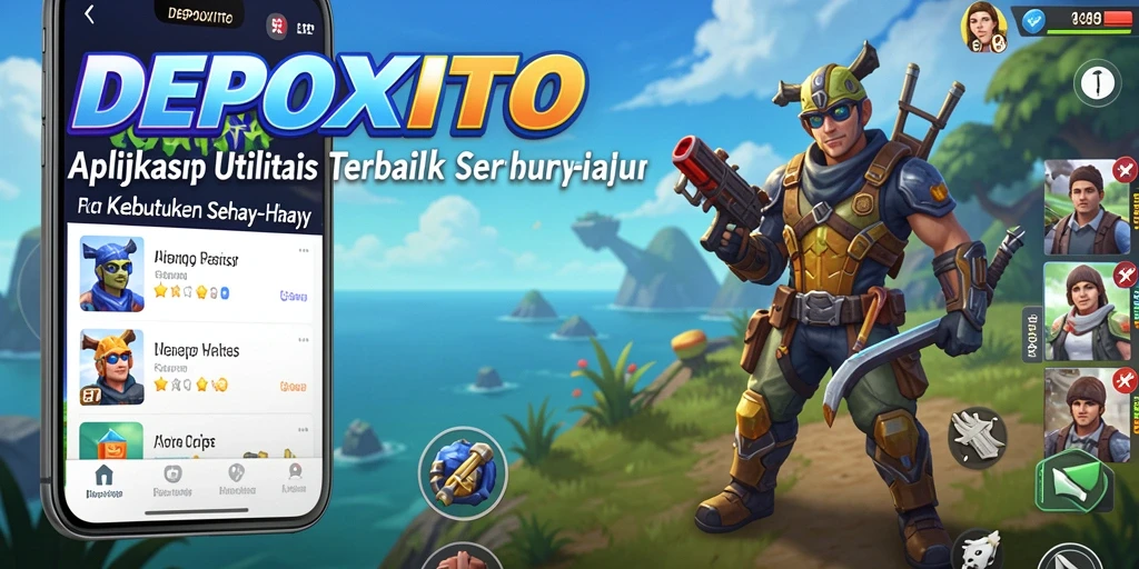 Tampilan antarmuka DEPOXITO yang intuitif dan menarik.