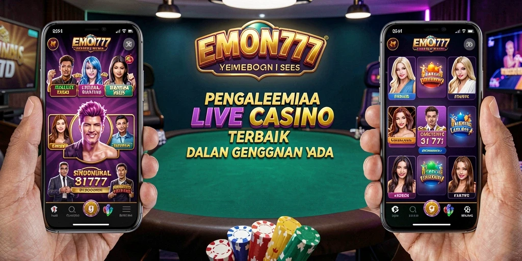 Tampilan gameplay seru di EMON777 Live Casino.