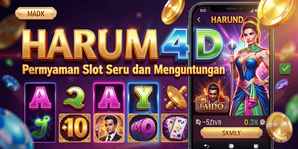 Tampilan menarik dari gameplay slot HARUM4D yang seru.