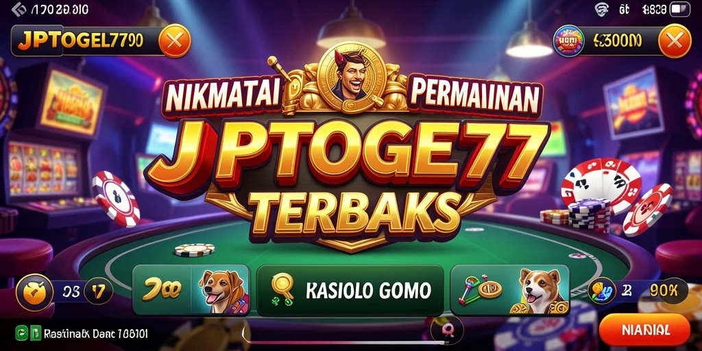 Tampilan gameplay menarik dari JPTOGEL77 yang menunjukkan keseruan permainan Kasino.