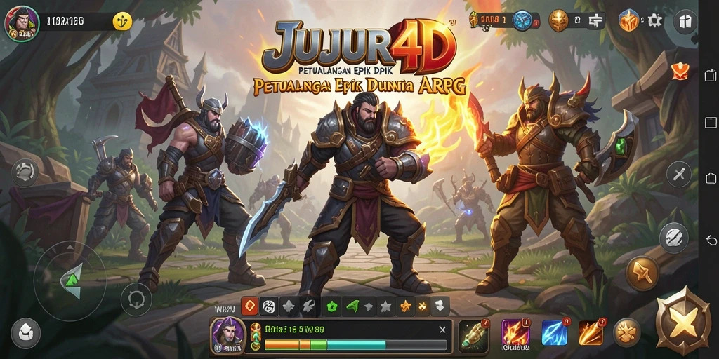 Gameplay JUJUR4D yang mendebarkan dengan elemen ARPG.