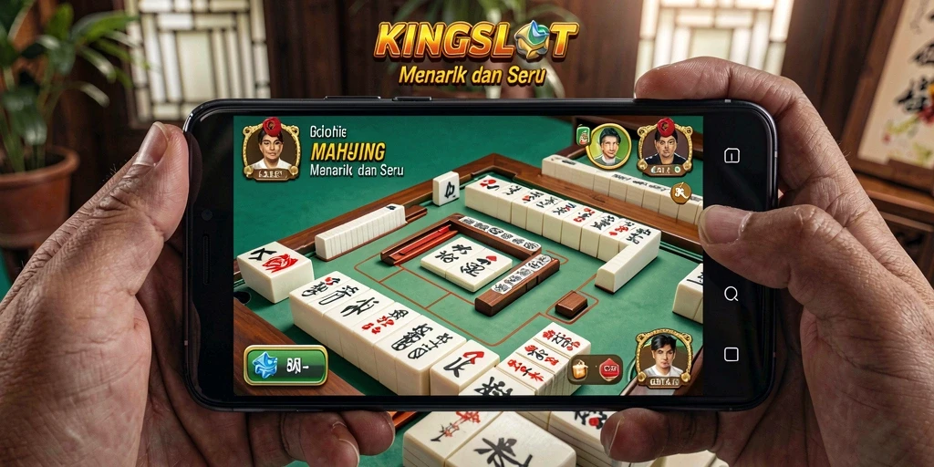 Tampilan gameplay seru di KINGSLOT dengan Mahjong yang menarik.