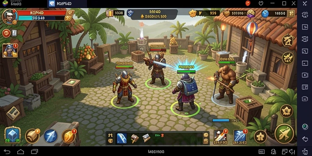 Gambaran gameplay KOPI4D yang seru dan interaktif.