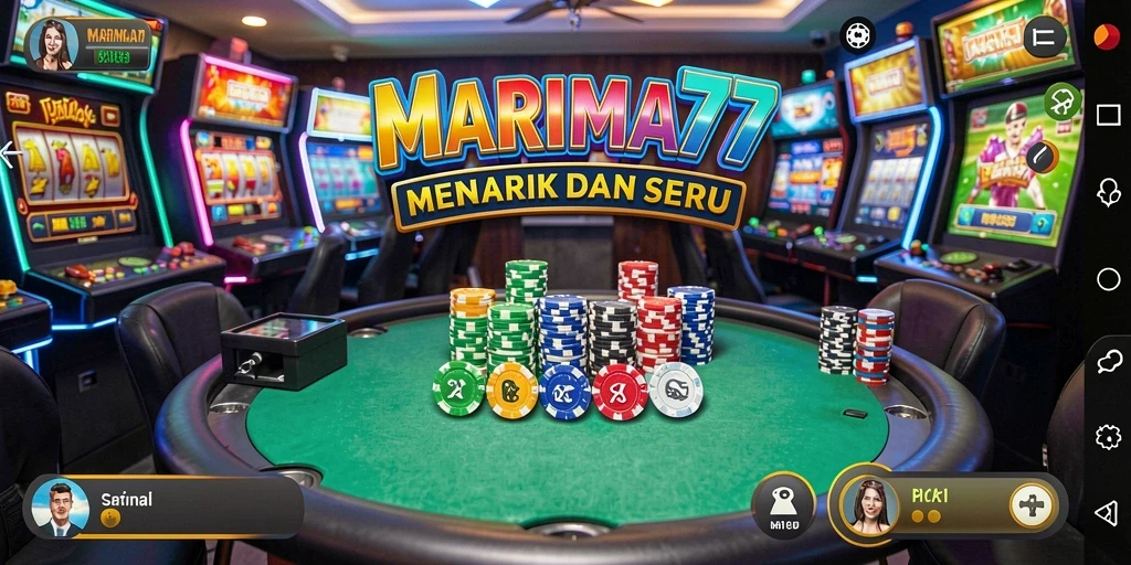 Tampilan utama gameplay Kasino di MARIMA77 yang menarik.
