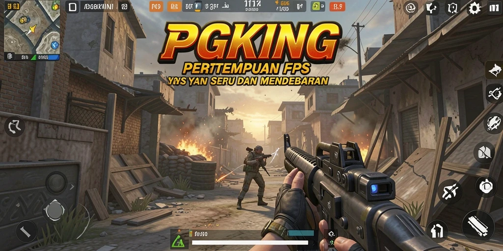 Tampilan seru dari gameplay PGKING yang mendebarkan.