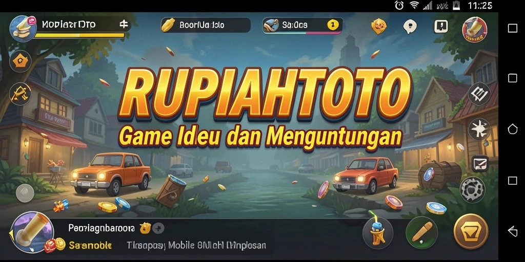 Tampilan gameplay menarik RUPIAHTOTO dengan elemen Idle yang mendebarkan.