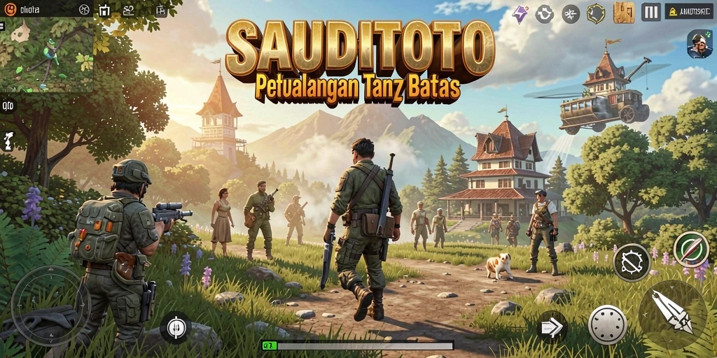 Tampilan menarik dari gameplay <strong>SAUDITOTO</strong> di dunia terbuka.