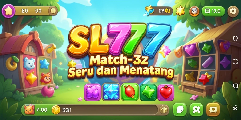 Tampilkan gameplay seru dari SL777 dalam aksi Match-3.