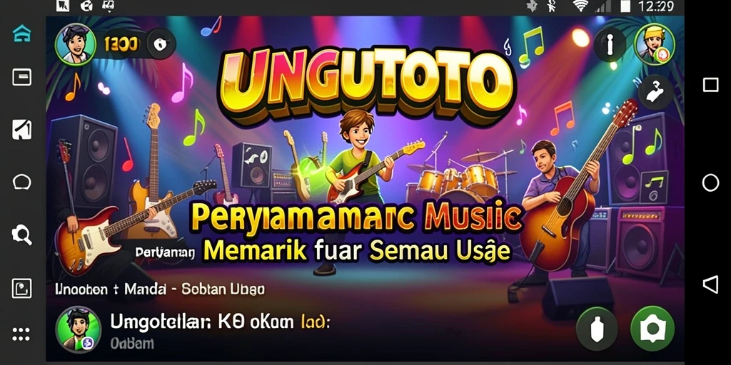 Tampilan gameplay UNGUTOTO yang menarik dan interaktif.