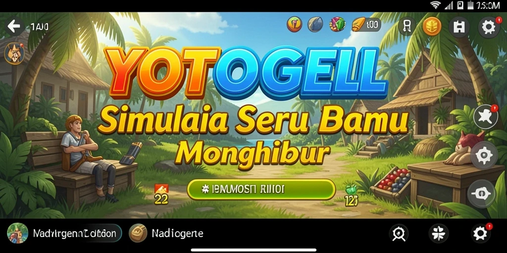 Tampilan menarik dan interaktif dari gameplay YOTOGEL.