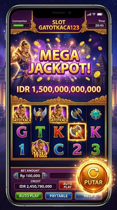 Halaman katalog aplikasi yang luas di gatotkaca123 memudahkan pencarian aplikasi.